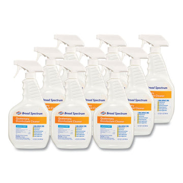 Clorox® Broad Spectrum Quaternary Disinfectant Cleaner, 32 Oz Spray Bottle, 9-carton freeshipping - TVN Wholesale